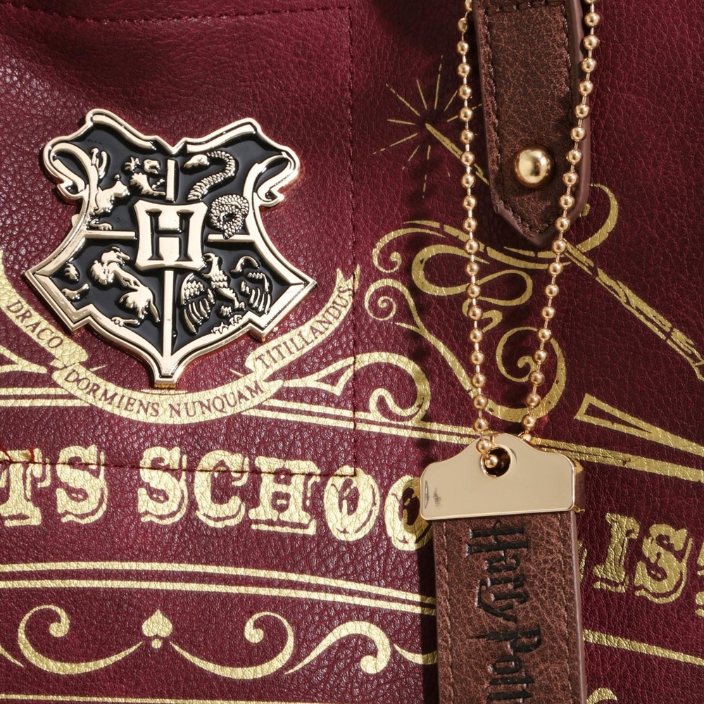Warner Bros. Harry Potter Maroon and Gold Tote - Picture 10 of 12